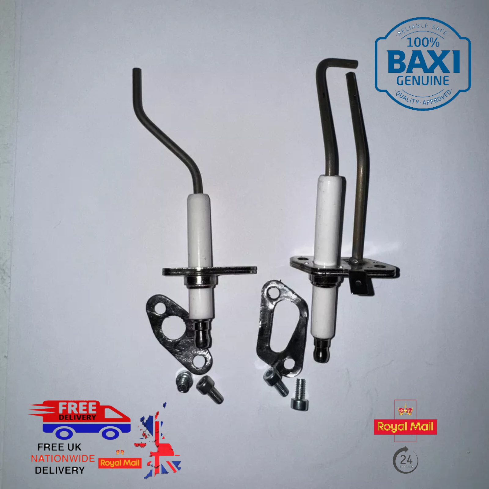 BAXI POTTERTON ELECTRODE KIT 720222801 720222901 *GENUINE*