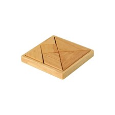 Tangram - Nature - Env. 12x12cm - 7 Jetons de Jeu - 208 Exercice
