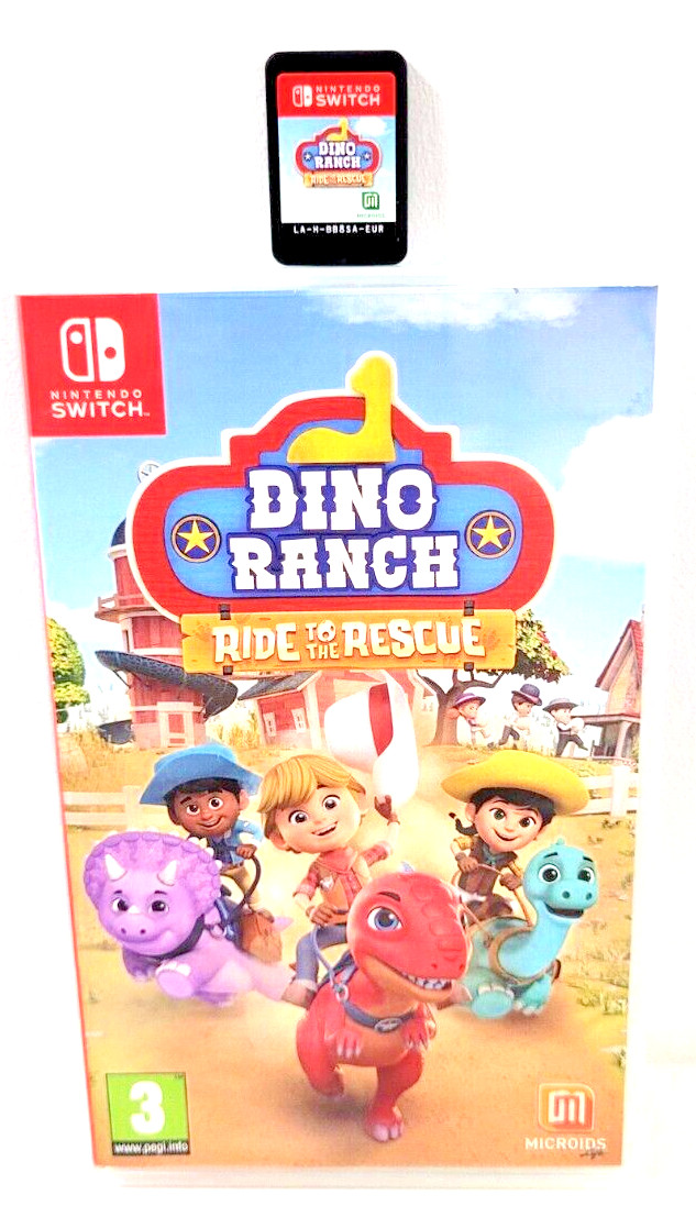 Dino Ranch Ride to the Rescue Nintendo Switch Kids Dinosaurs | Cartridge Version