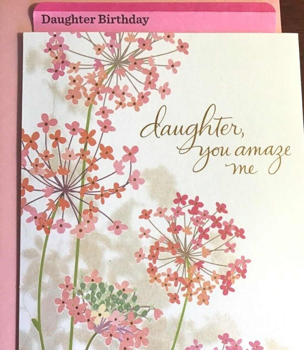 DAUGHTER BIRTHDAY Card from Your Mom, 5 Great Choices HALLMARK 42A | eBay daughter-birthday-card-from-your-mom-5-great-choices-hallmark-42a-ebay