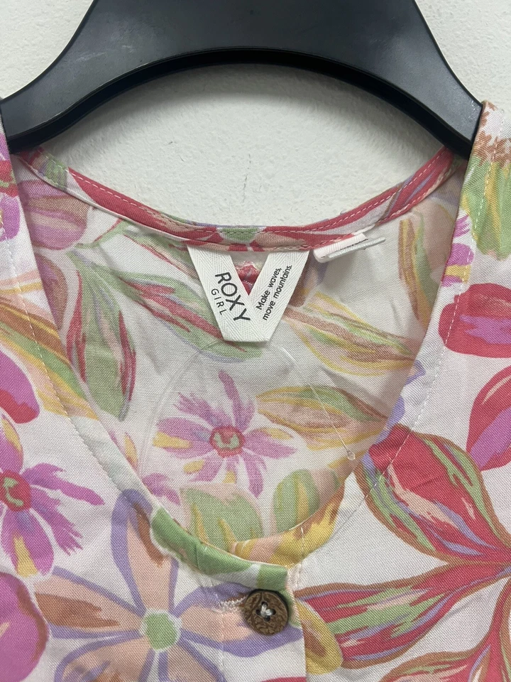 ROXY Big Girls Another Song Short Sleeve Dress Size 7 / XS - Image 2 of 4