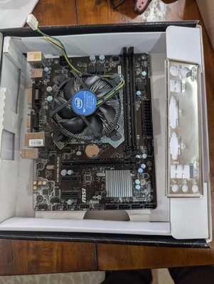 Mobo CPU Combo H110M PRO-VD PLUS MicroATX Motherboard & INTEL PENTIUM G4400