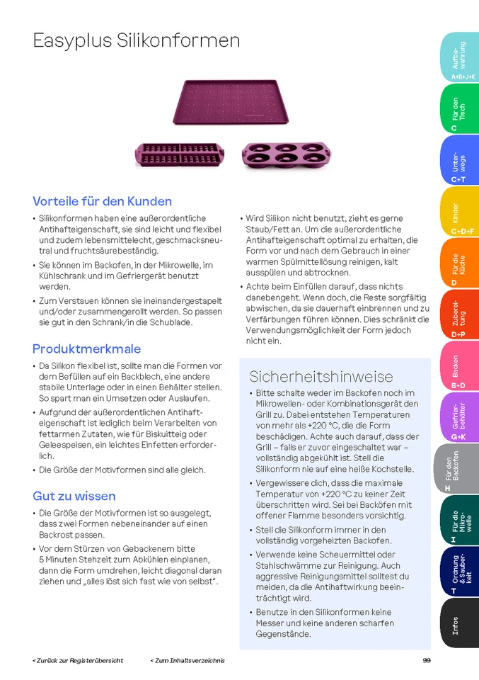 Tupperware Silikonformen versch. Größen Waffeln Donut Backunterlage Backformen - Bild 4 von 4