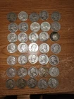 35 Washington Silver Quarters Lot  Circulated 25C US Coins Collection