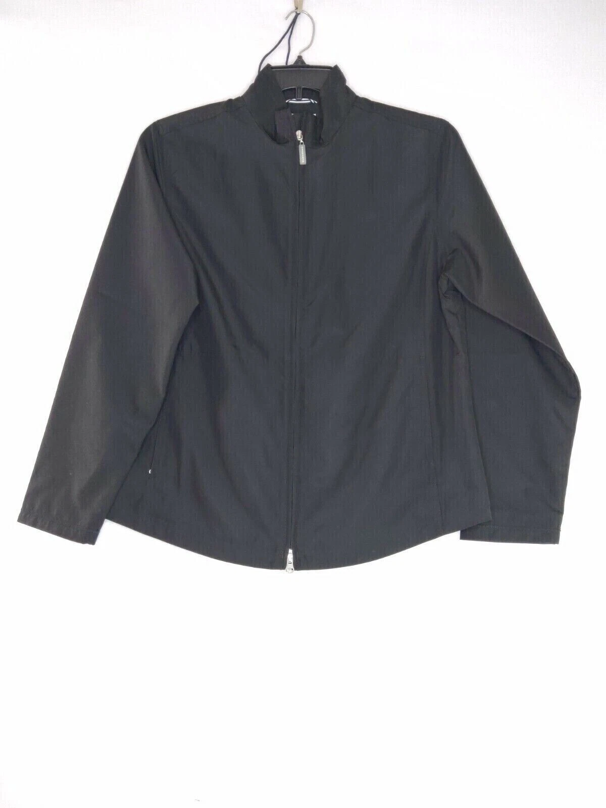 CB Weathertec Mens Size Large Color Black Long Sleeve Full zip High Neck Jacket