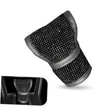 Bling Shift Knob Cover, Auto Gear Shift Cover with Crystal Glitter Bling Black