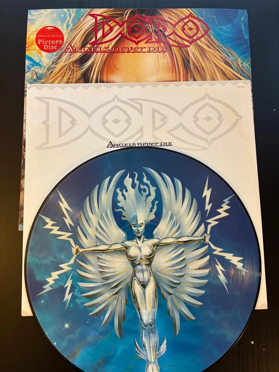 DORO Angels Never Die LP 1993 GERMANY PICTURE DISC Lita Ford WARLOCK Rare!