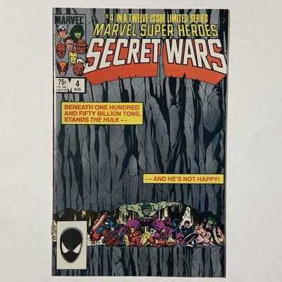 Marvel Super Heroes Secret Wars #4 (AUG 1984) VF+ 8.5 Spiderman Avengers X-men