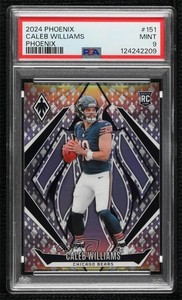 2024 Panini Phoenix Rookies /399 Caleb Williams #151 PSA 9 MINT Rookie RC