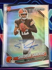 Shedeur Sanders 2025 Panini Prizm Silver Rc Auto 🔥🔥🔥 # 302 Cleveland Browns