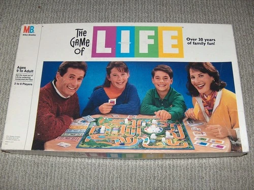 Vintage 1991 Classic The Game Of Life Board Game Milton Bradley Complete   GDBX