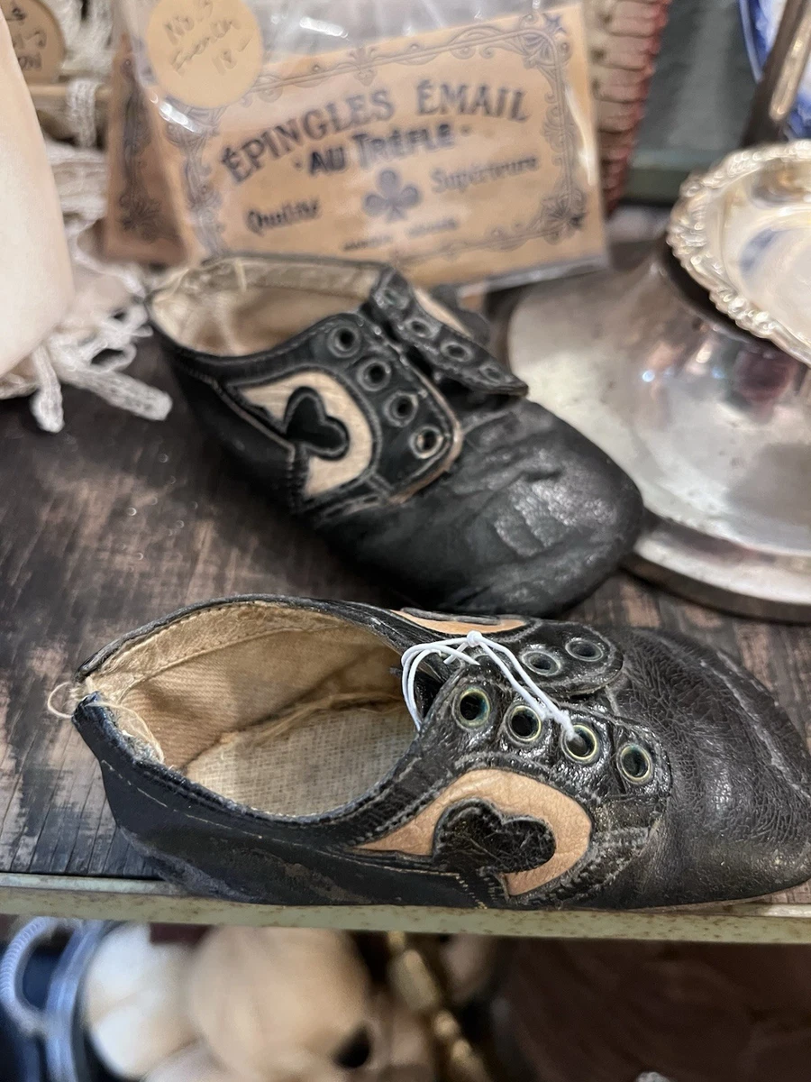 Black Vintage Shoes for Children 1920s Decade for sale | eBay