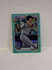 Grant Lavigne 2020 Bowman Chrome Prospects Aqua Shimmer Refractor SP/125