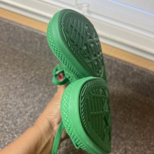 Converse All Star Low Top Womens Size 8 Green Canvas Sneaker Lace Up Skate Shoes - Picture 6 of 10