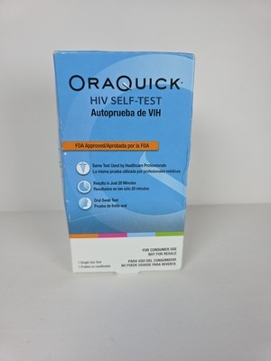 OraQuick H I V Self Test- 20 Minute Quick Test- Exp 02/2028 New!