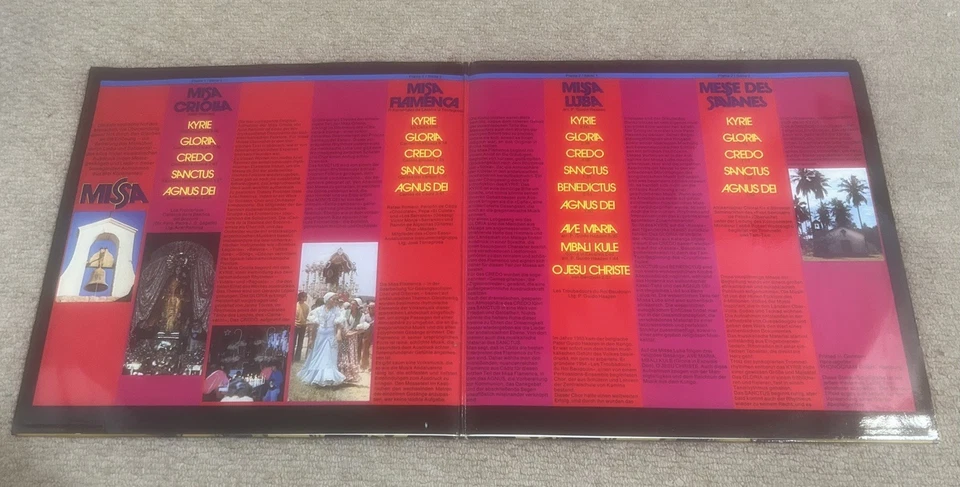 1979 Made in Germany MISSA Luba MISA CRIOLLA Flamenca DES SAVANES Philips 2 LP Foto 3 de 4