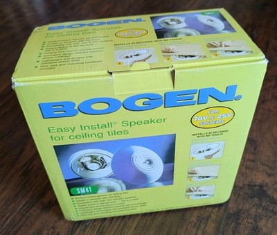 Bogen SM4T Easy Install 4W Ceiling Speaker W/ Volume Control, 25V 70V PA Systems