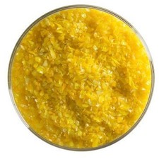 Bullseye Glass Frit Marigold Yellow Medium Opal 5oz. 90 COE
