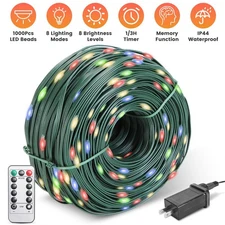 Christmas Lights Outdoor 1000 LED 330FT String Lights Waterproof Xmas Roll Light