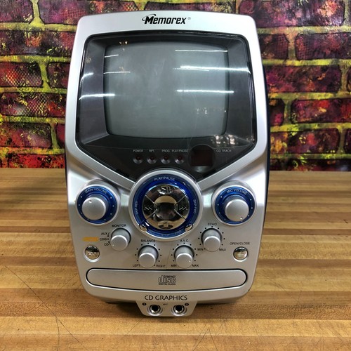 Memorex CD+G All In One Portable Karaoke Player Machine MKS8501 CRT ...
