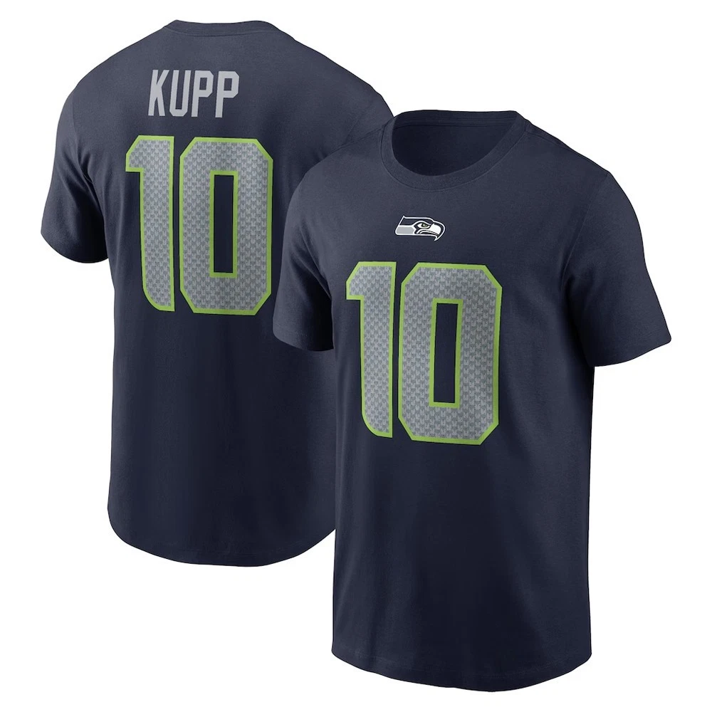 Cooper Kupp #10 Seattle Seahawks Name and Number