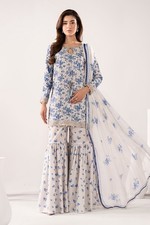 Maria B Eid 3 Piece Embroidered Lawn Suit