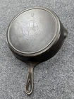 VTG Griswold #9 Cast Iron Skillet 710A Slant Logo “ERIE” Large Block