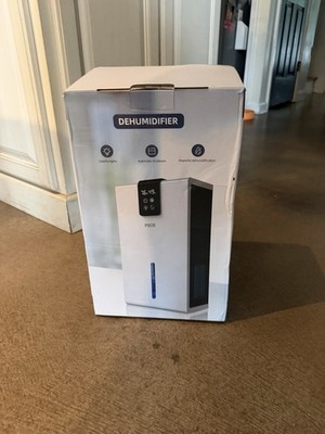 PSOS Dehumidifier, Model PS-01SG, 98oz tank, 60W, Compact/Portable, Color Lights