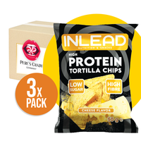 Inlead High Protein Tortilla Chips Cheese 3X50G 150G