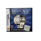 Brain Age 2: More Training in Minutes a Day Nintendo DS Video Game E Rated USA