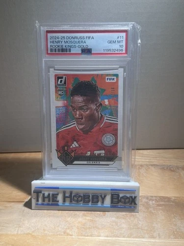 Henry Mosquera 2024-25 Donruss FIFA Rookie Kings Gold /10 PSA 10