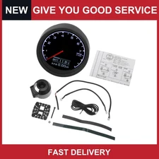 2.5" 60mm Tachometer Gauge Colorful Pointer 0-9000RPM Universal Auto