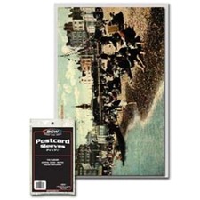 Archival Postcard Sleeves - 3.5x5 Size Clear Polypropylene