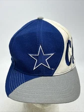 Vtg 1990s Dallas Cowboys Wraparound Snapback Hat Team NFL Drew Pearson Companies