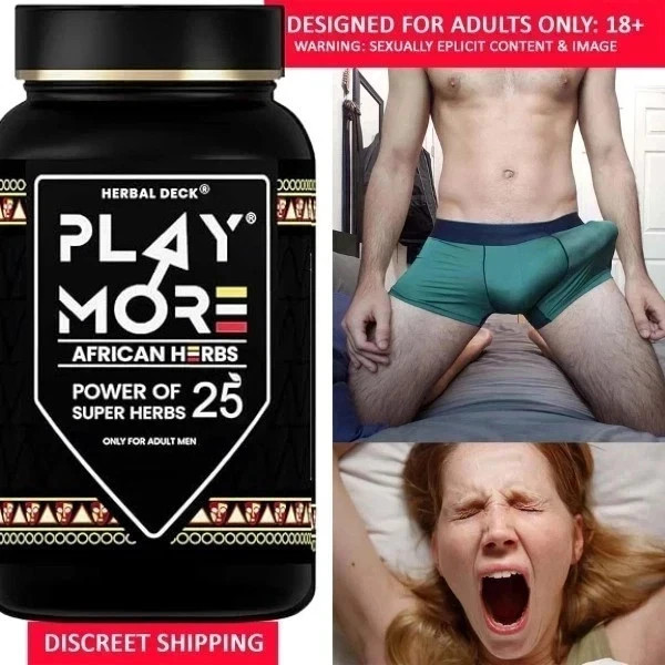 Herbal Deck Play More Powder for Men | African Herbs Stamina & Vitality Boost