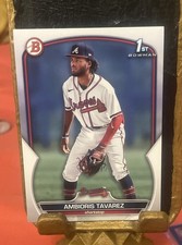 Ambioris Tavarez 1st Rookie Card RC 2023 Bowman Prospects BP-33 Atlanta Braves