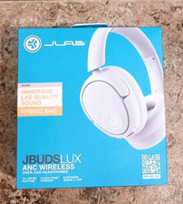 JLab Lux Active Noise Cancelling Bluetooth Headphones Cloud White / 70 Hours