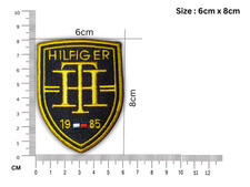 Red Blue Shield Crest Patch 3-Pack Embroidered Iron On Sew On Logo Badge NEW.