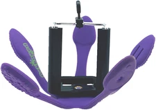 Gekkopod Universal Smartphone Mount Holder Pod for Zoom Skype Neon Purple 