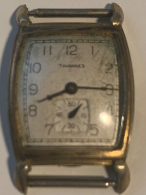 Tavannes Watch Co. Swiss 17j TXW 10k on Sterling Parts/repair