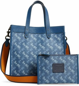 coated carriage pkg tote coach horse canvas field true
