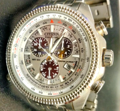 citizen Eco-drive WR 100 GN-4W-S Japan movt Chronograph | eBay