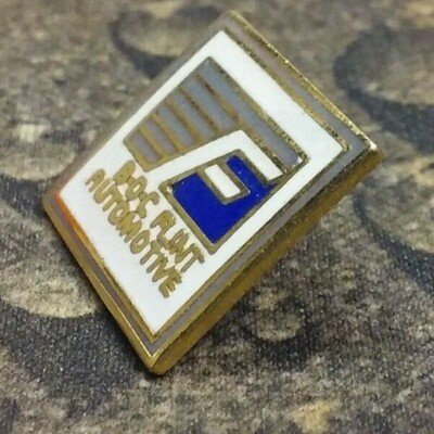 GM General Motors Assembly Plant Flint Michigan enamel pin Buick Olds Cadillac