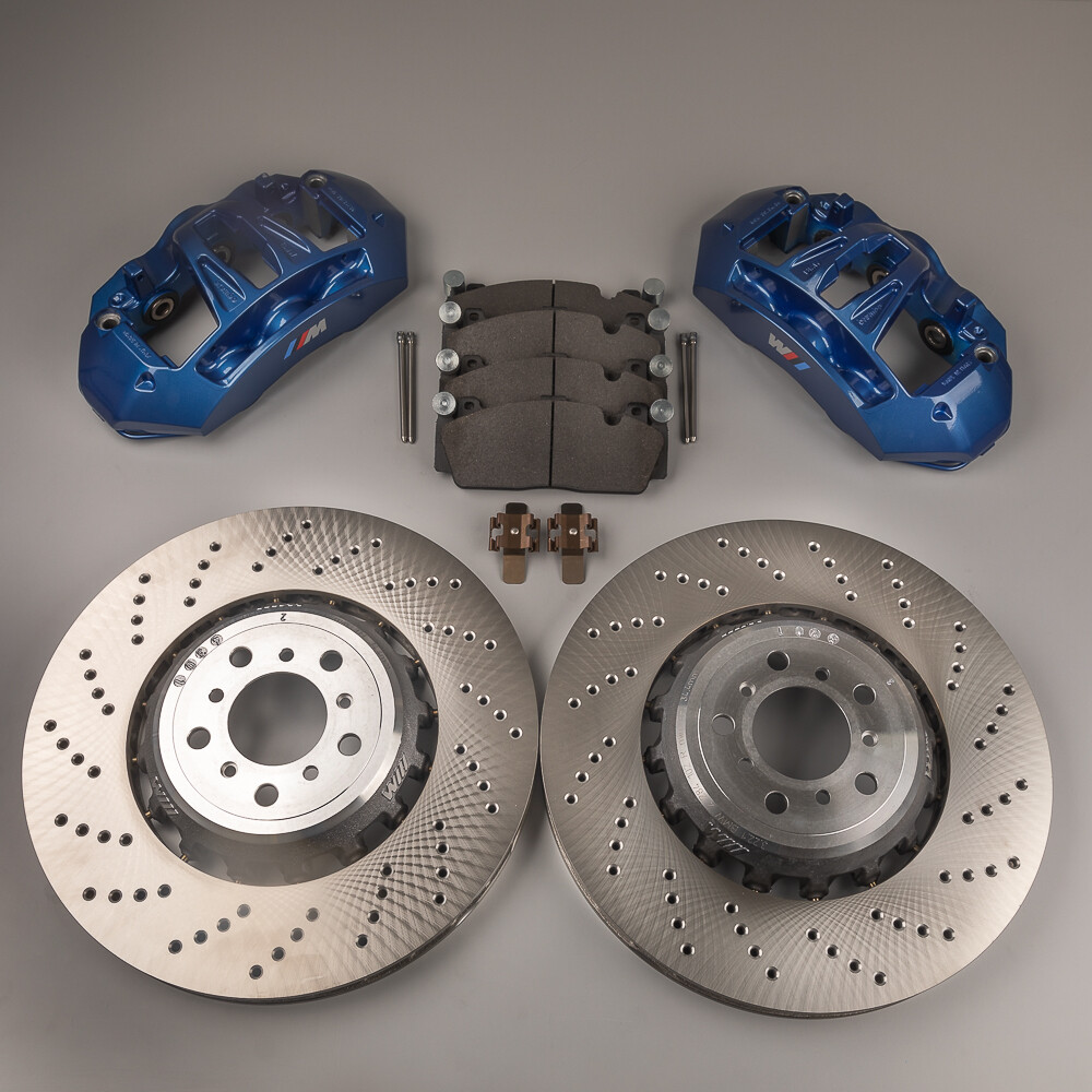 New genuine BMW M5 F10 front calipers big brake 6 pot 400x36