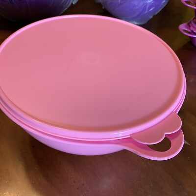Tupperware Large That's a Bowl 7.8L Pink Kitchen Food Serveware
