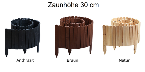 Plancher à roulettes longueur 203 cm clôture en bois bord de coupe clôture de jardin clôture à roulettes bois de sapin - Photo 21/34