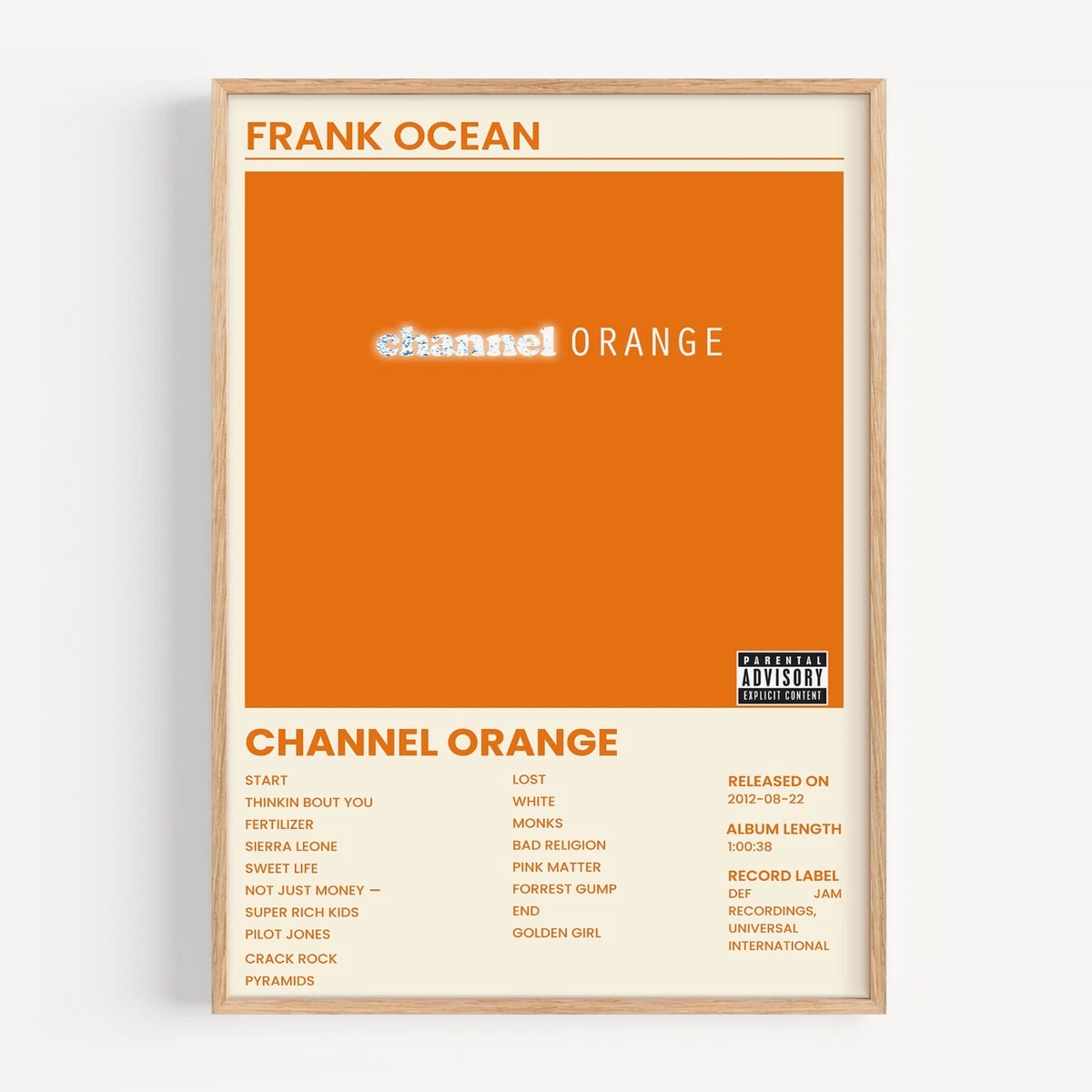 Оранжевый канал Frank Ocean - огромный выбор по лучшим ценам | eBay