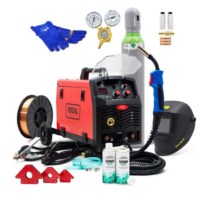 SET Ideal  MIG/MAG Inverter Schweißgerät 200A Schweißmaschine 3in1 FLUX MMA EURO