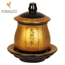 4.5" Buddhist Holy Water Cup Buddha Great Compassion Mantra Water Purifying Cup