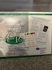 Creative Memories Inkjet Matte Paper 25 Sheets 8.5 x 11 Acid Free